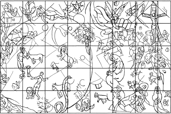 Витраж Марка Шагала